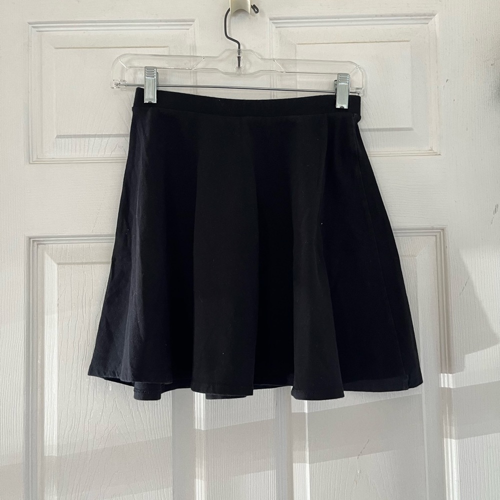 Forever 21 A-line cut black skirt